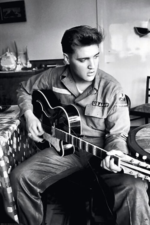 ep guitar - Elvis - Regular Poster