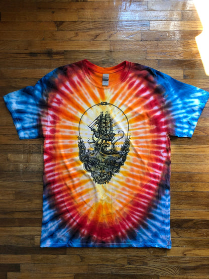 Lost Sailor, Kraken, Ship of Fools GRATEFUL DEAD Tee Shirt