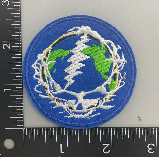 Steely Earth Grateful Dead heat applied patch. Very High end