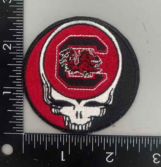 South Carolina Gamecocks Heat applied Patch.